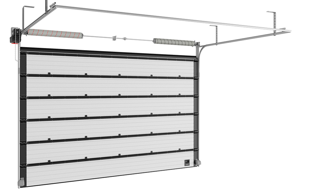 Комплектация в черном цвете для секционных ворот DoorHan: стиль и надёжность в деталях