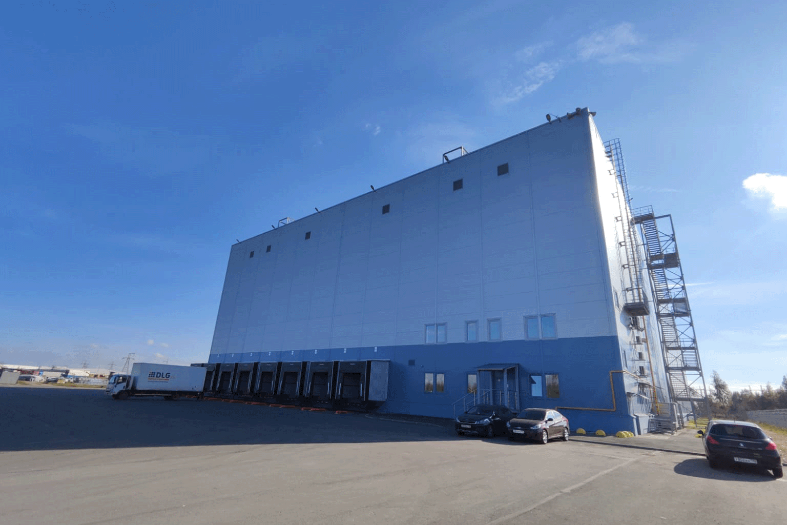 Оснащение перегрузочной зоны логистического терминала