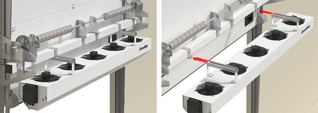 Новинка! Промышленная воздушная завеса ДОРГАРД-430W01HS для секционных ворот
