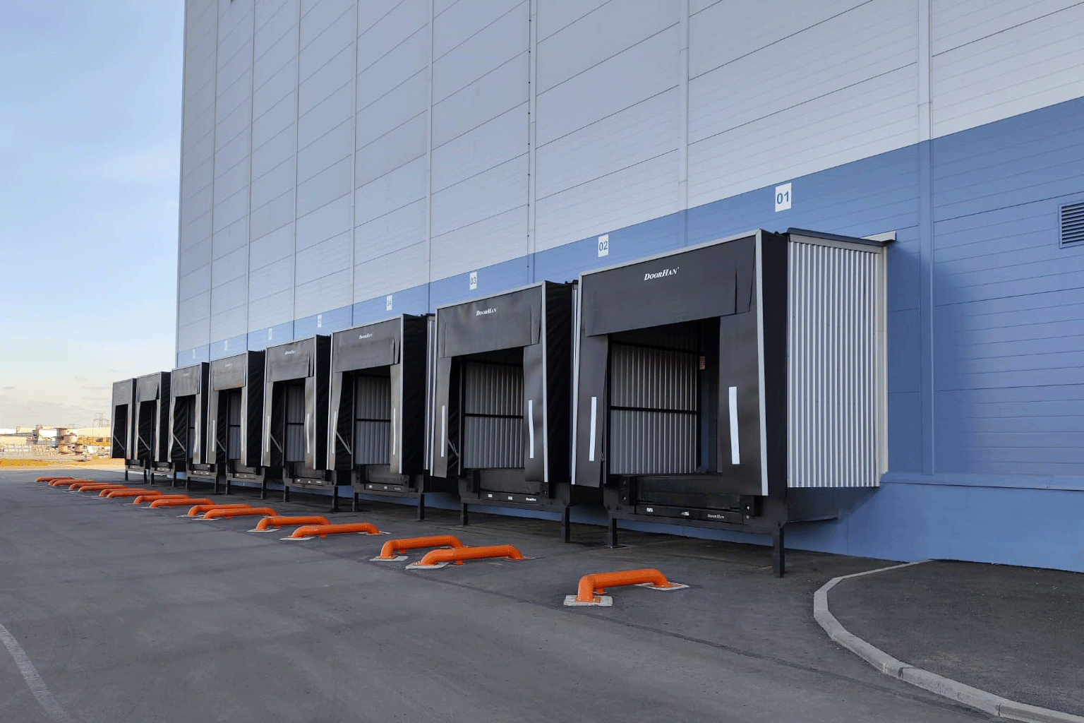 Оснащение перегрузочной зоны логистического терминала