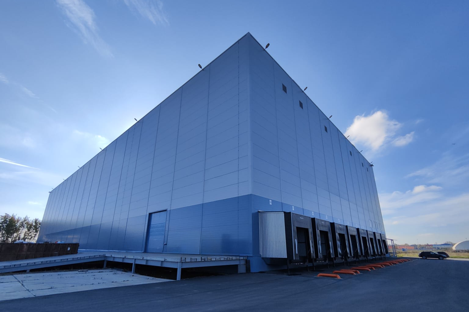 Оснащение перегрузочной зоны логистического терминала