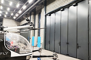 Складные ангарные ворота