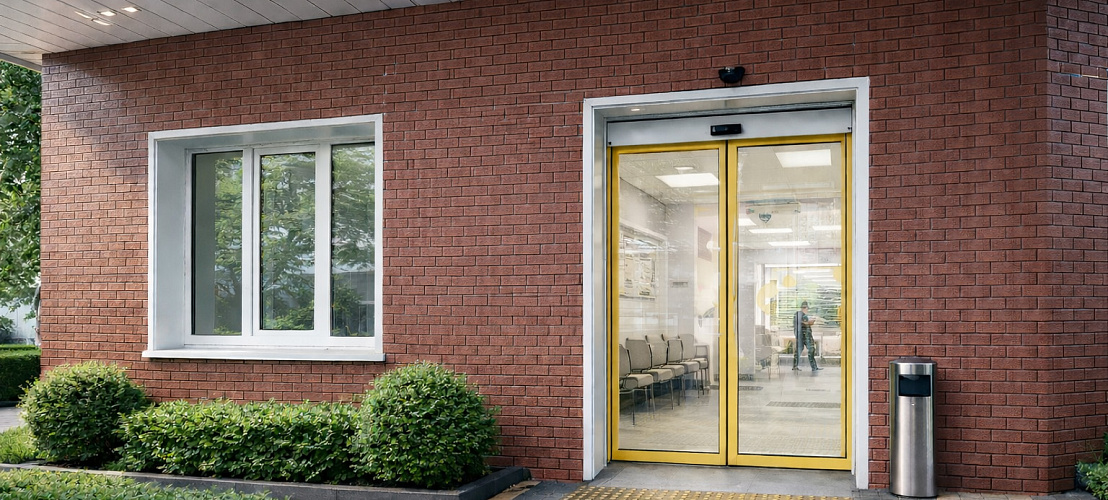 Двери раздвижные входные автоматические: современное решение для входных групп