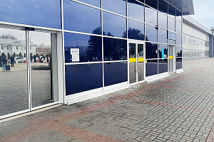 Автоматические раздвижные двери для аэропорта